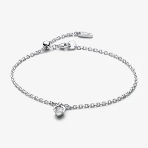 Pandora Talisman Lab-grown Diamond Heart Chain Bracelet 0.25 carat tw Sterling Silver - 593094C01 (image for) Pandora Talisman Lab-grown Diamond Heart Chain Bracelet 0.25 carat tw Sterling Silver - 593094C01