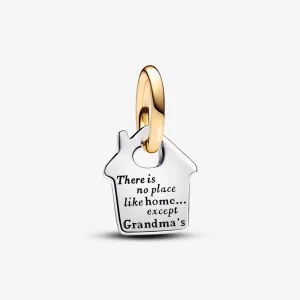 Pandora Two-tone Grandma's House Dangle Charm - 763205C00 (image for) Pandora Two-tone Grandma's House Dangle Charm - 763205C00
