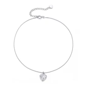Pandora Style Silver Beautiful Love Anklet - SCT013 Pandora Style Silver Beautiful Love Anklet - SCT013