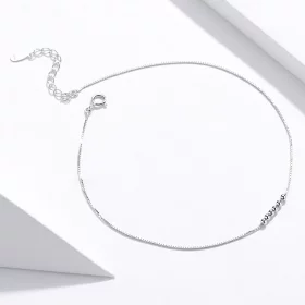 Pandora Style Silver Helical Anklet - SCT007 Pandora Style Silver Helical Anklet - SCT007