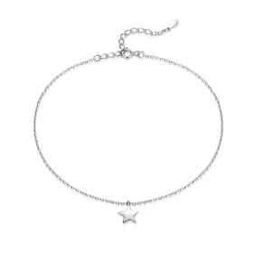 Pandora Style Silver Starry Anklet - SCT009 Pandora Style Silver Starry Anklet - SCT009