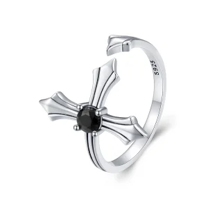 Pandora Style Cross Open Ring - SCR939 (image for) Pandora Style Cross Open Ring - SCR939