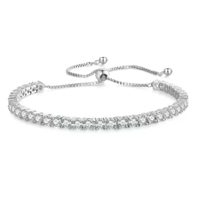 Pandora Style Fine Moissanite Bracelet - MSB005 Pandora Style Fine Moissanite Bracelet - MSB005