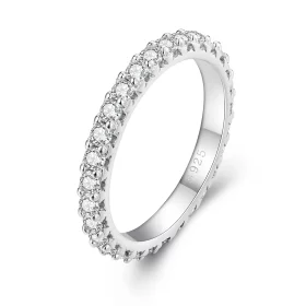 Pandora Style Fine Moissanite Diamond Ring - MSR028 Pandora Style Fine Moissanite Diamond Ring - MSR028