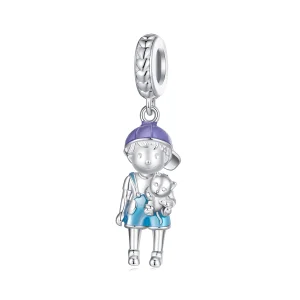 (image for) Pandora Style Little Boy Pendant Charm - BSC877