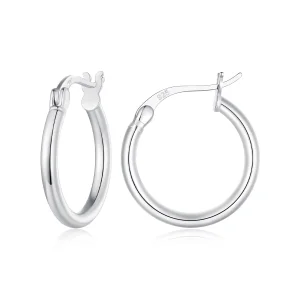 Pandora Style Medium circle Hoops Earrings - SCE1608-M (image for) Pandora Style Medium circle Hoops Earrings - SCE1608-M