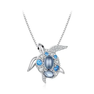 Pandora Style Necklace with Sea Turtle - BSN331 (image for) Pandora Style Necklace with Sea Turtle - BSN331