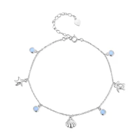 Pandora Style Summer Ocean anklet - BST006 Pandora Style Summer Ocean anklet - BST006