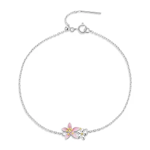 Pandora Style Beautiful Sakura Bracelet - SCB232 (image for) Pandora Style Beautiful Sakura Bracelet - SCB232