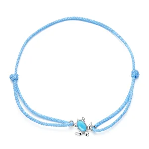 Pandora Style Blue Turtle Bracelet - SCB231 (image for) Pandora Style Blue Turtle Bracelet - SCB231
