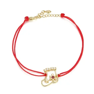 Pandora Style Christmas Socks Bracelet - SCB225 (image for) Pandora Style Christmas Socks Bracelet - SCB225