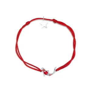Pandora Style Red Rope with Silver Lucky Carp Bracelet - SCB145 (image for) Pandora Style Red Rope with Silver Lucky Carp Bracelet - SCB145
