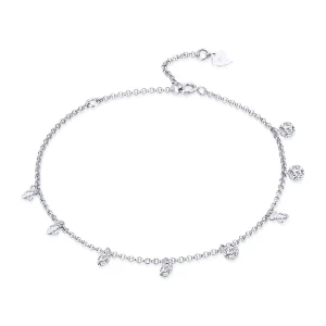 Pandora Style Silver Contracted Elves Chain Slider Bracelet - SCB103 (image for) Pandora Style Silver Contracted Elves Chain Slider Bracelet - SCB103