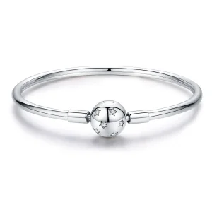 Pandora Style Silver Galaxy Bangle - SCB144 (image for) Pandora Style Silver Galaxy Bangle - SCB144