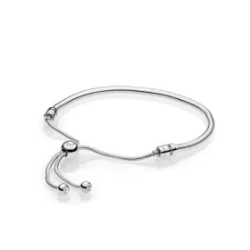PANDORA Sterling Silver Sliding Bracelet, Clear CZ - 597125CZ-2 PANDORA Sterling Silver Sliding Bracelet, Clear CZ - 597125CZ-2