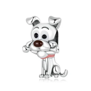 Pandora Style Cute Dog Charm - SCC2121 (image for) Pandora Style Cute Dog Charm - SCC2121