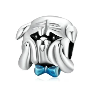 Pandora Style Cute Dog Fight Charm - SCC2009 (image for) Pandora Style Cute Dog Fight Charm - SCC2009
