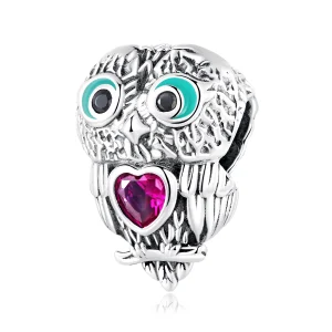 Pandora Style Cute Owl Charm - SCC2253 (image for) Pandora Style Cute Owl Charm - SCC2253