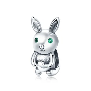 Pandora Style Cute Rabbit Charm - BSC169 (image for) Pandora Style Cute Rabbit Charm - BSC169
