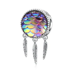 Pandora Style Dream Catcher Charm - SCC1985 (image for) Pandora Style Dream Catcher Charm - SCC1985