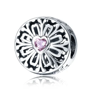 Pandora Style Flower of Friendship Charm - SCC740 (image for) Pandora Style Flower of Friendship Charm - SCC740