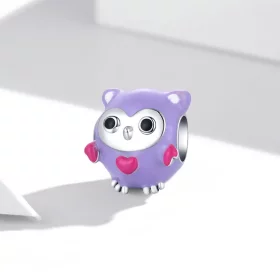 Pandora Style Funny Owl Charm - SCC1932 Pandora Style Funny Owl Charm - SCC1932