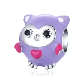 Pandora Style Funny Owl Charm - SCC1932 Pandora Style Funny Owl Charm - SCC1932