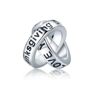 Pandora Style Grateful to You Charm - SCC227 (image for) Pandora Style Grateful to You Charm - SCC227