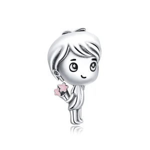 (image for) Pandora Style Heartbeat Boy Charm - BSC400
