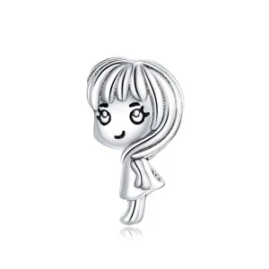 (image for) Pandora Style Heartbeat Girl Charm - BSC399