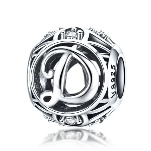(image for) Pandora Style Letter-D Charm - SCC738-D