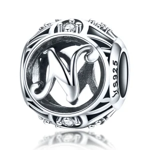 (image for) Pandora Style Letter-N Charm - SCC738-N