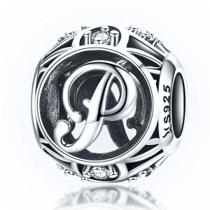 (image for) Pandora Style Letter-P Charm - SCC738-P