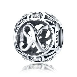 Pandora Style Letter-X Charm - SCC738-X (image for) Pandora Style Letter-X Charm - SCC738-X