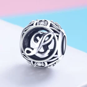 Pandora Style Letter-L Charm - SCC738-L Pandora Style Letter-L Charm - SCC738-L