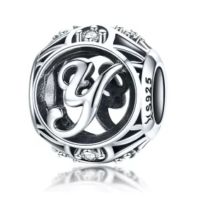 Pandora Style Letter-Y Charm - SCC738-Y Pandora Style Letter-Y Charm - SCC738-Y