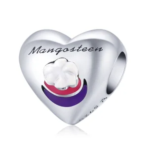 Pandora Style Love Mangosteen Charm - SCC1954 (image for) Pandora Style Love Mangosteen Charm - SCC1954