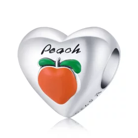 Pandora Style Love Peach Charm - SCC1951 Pandora Style Love Peach Charm - SCC1951