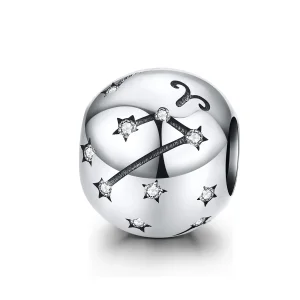 Pandora Style Silver Aries Charm - SCC1218-1 (image for) Pandora Style Silver Aries Charm - SCC1218-1