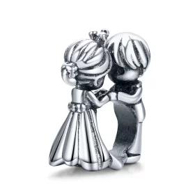 Pandora Style Silver Boy And Girl Dance Charm - SCC1565 Pandora Style Silver Boy And Girl Dance Charm - SCC1565