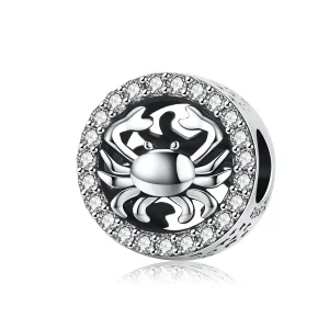 Pandora Style Silver Cancer Charm - SCC1213 (image for) Pandora Style Silver Cancer Charm - SCC1213