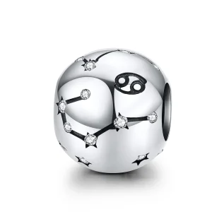 Pandora Style Silver Cancer Charm - SCC1218-4 (image for) Pandora Style Silver Cancer Charm - SCC1218-4