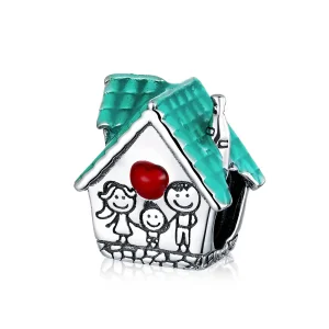 Pandora Style Silver Cozy Cottage Charm - SCC1518 (image for) Pandora Style Silver Cozy Cottage Charm - SCC1518