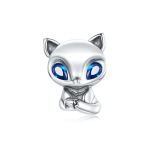 Pandora Style Silver Lively Little Fox Charm - SCC1808 (image for) Pandora Style Silver Lively Little Fox Charm - SCC1808