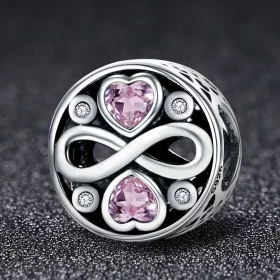 Pandora Style Silver Love Lasts Charm - SCC240 Pandora Style Silver Love Lasts Charm - SCC240