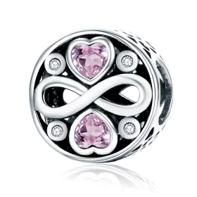 Pandora Style Silver Love Lasts Charm - SCC240 Pandora Style Silver Love Lasts Charm - SCC240
