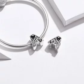 Pandora Style Silver Magic Alphabet A Charm - SCC1229-A Pandora Style Silver Magic Alphabet A Charm - SCC1229-A