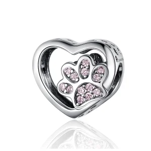 Pandora Style Silver Mark of Pets Charm - SCC1191 (image for) Pandora Style Silver Mark of Pets Charm - SCC1191