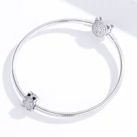 Pandora Style Silver Owl Charm - BSC124 Pandora Style Silver Owl Charm - BSC124