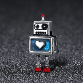 Pandora Style Silver Robot Charm - SCC346 Pandora Style Silver Robot Charm - SCC346
